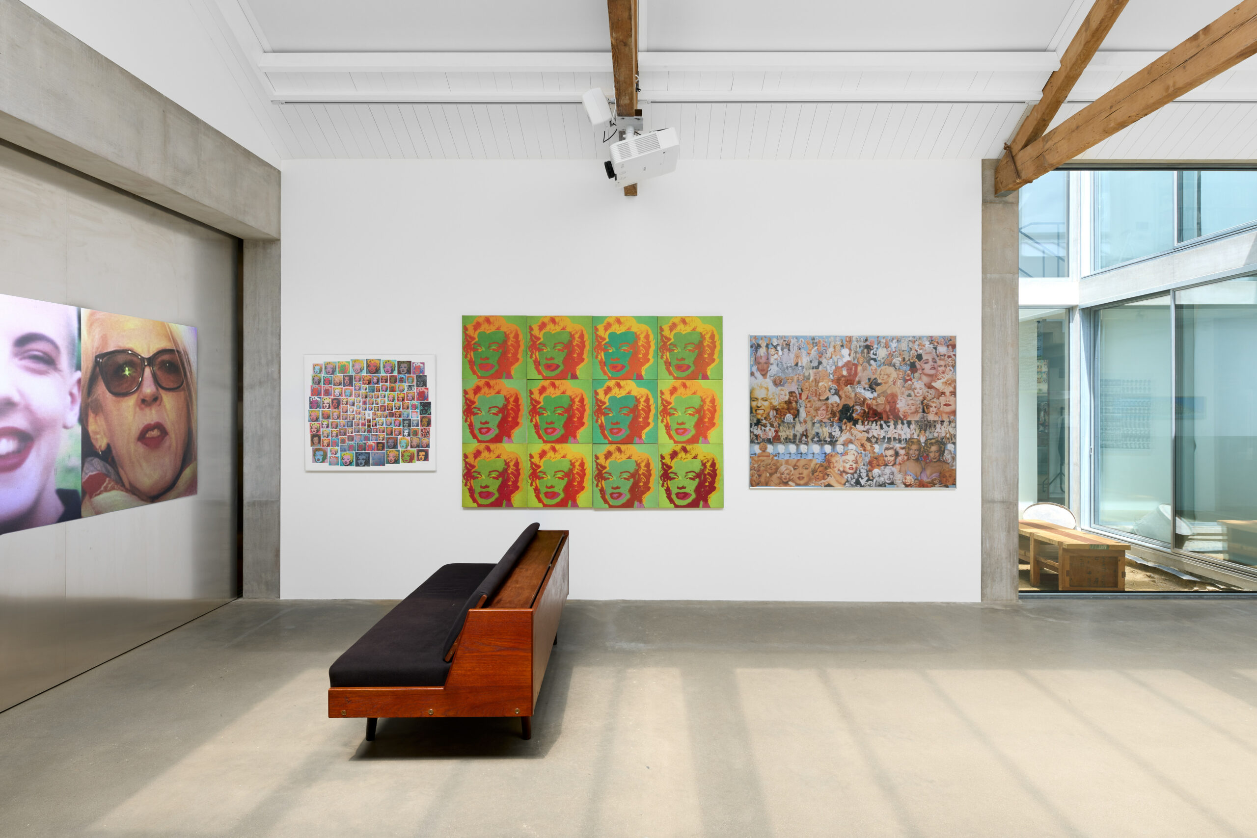 Interior of studio 1 of Graces Mews Gallery, Camberwell.